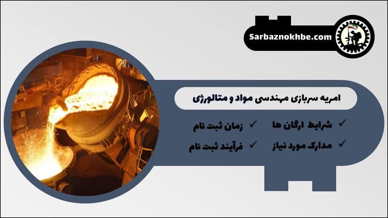 امریه سربازی مهندسی مواد و متالورژی + شرایط و نحوه ی ثبت نام