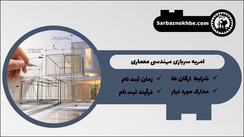 امریه سربازی مهندسی معماری + شرایط و نحوه ی ثبت نام