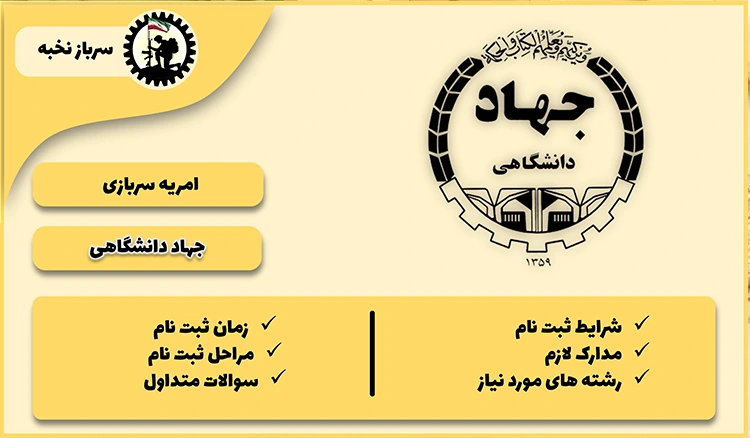 امریه جهاد دانشگاهی 1404 + شرایط + لینک ثبت نام